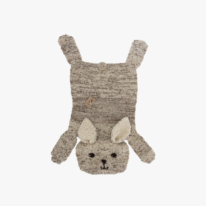 Garter Stitch Bunny Floor Mat